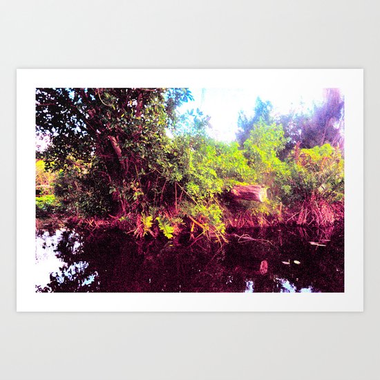 Woodland Isle Art Print