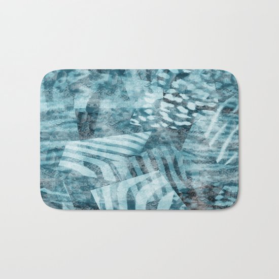 Blue safari Bath Mat