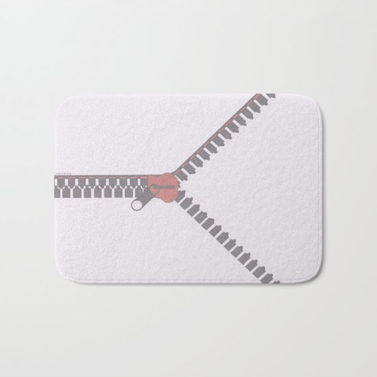 Unzipping or pass Bath Mat