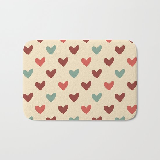 Christmas love candy Bath Mat