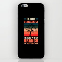 Family Genealogist iPhone Skin