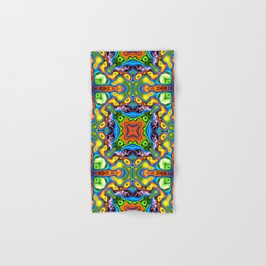 Colorful Mandala Pattern Hand & Bath Towel