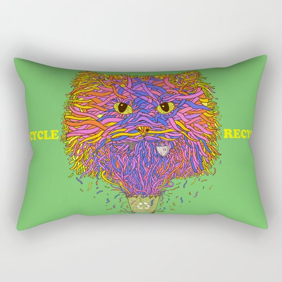 Recycle Rectangular Pillow