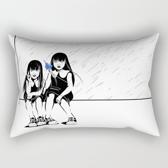Anomalia Twins Rectangular Pillow