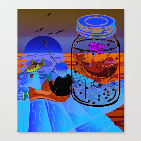 Fish Tales Canvas Print