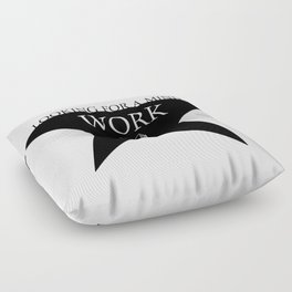 Hamilton: Work Floor Pillow