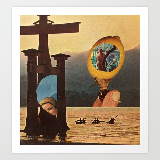 scraps Art Print