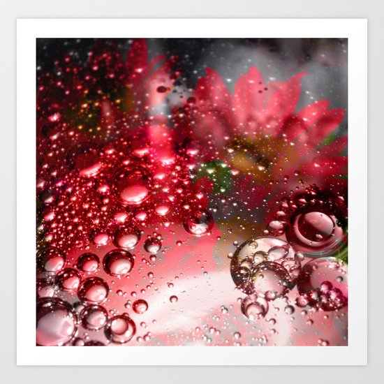 inflorescence beads Art Print