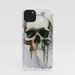 Dark Drippy Skull iPhone Case