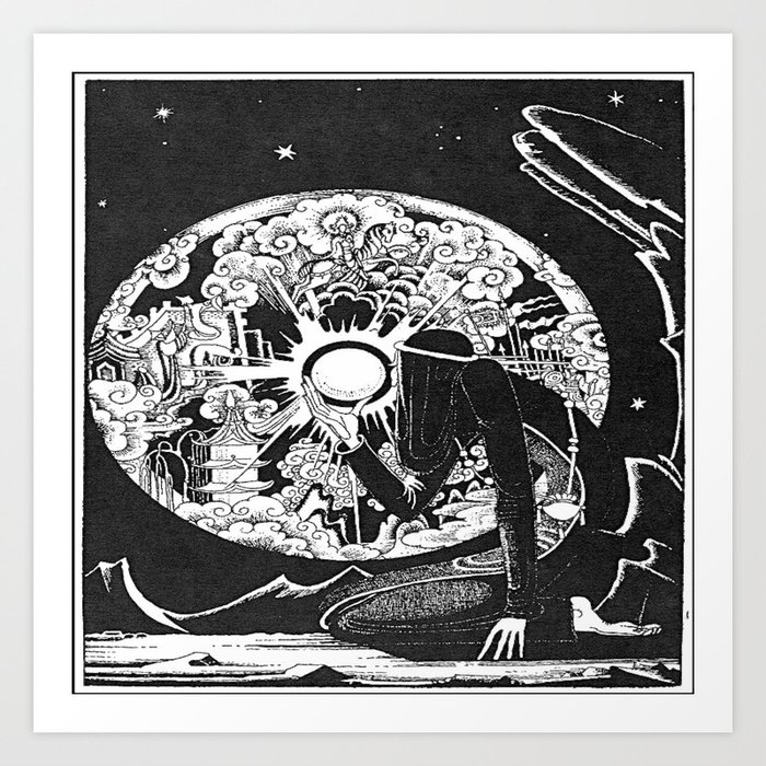 “The Seer” by Kay Nielsen (1912) Art Print