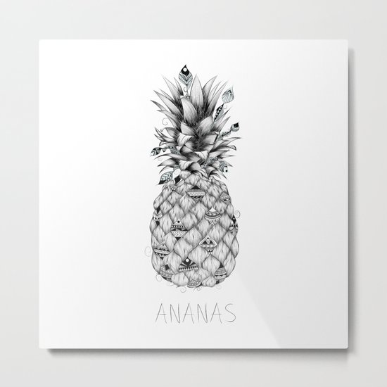 Ananas Metal Print