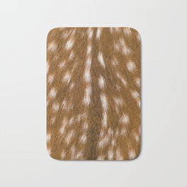 Natural deer skin, hide pattern photo Bath Mat