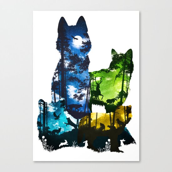 Wolf Pack Canvas Print