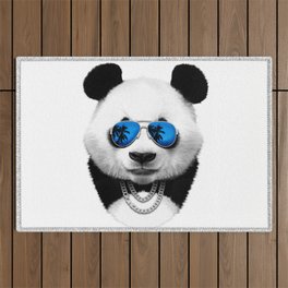 Cute panda Outdoor Rug