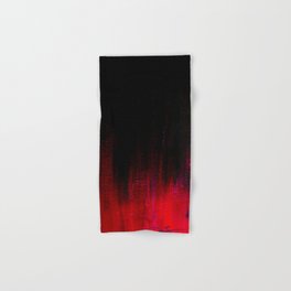 Red and Black Abstract Hand & Bath Towel