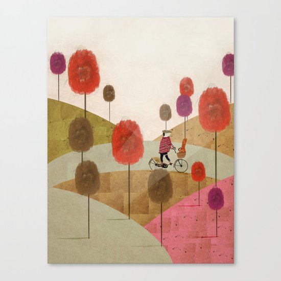 poppy hill Canvas Print