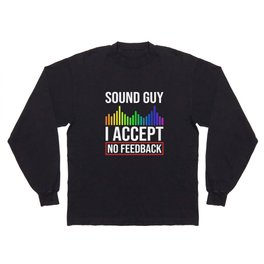 Audio Engineer Sound Guy Engineering Music Long Sleeve T-shirt