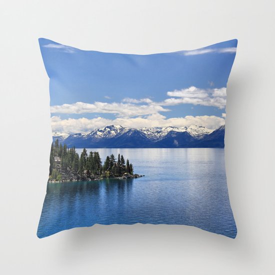 Lake Tahoe Throw Pillow