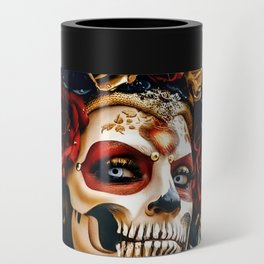 Catrina Skull Can Cooler