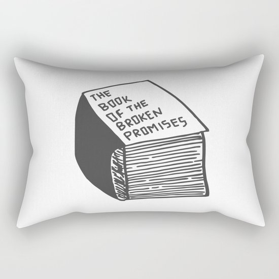 The Book of the Broken Promises Rectangular Pillow