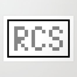 RCS Logo Art Print