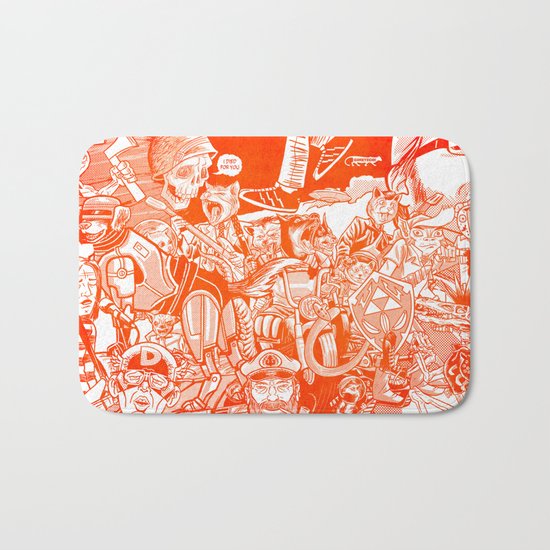explosion! Bath Mat