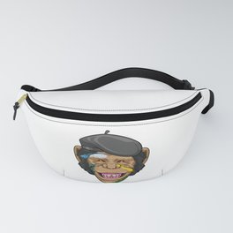 Monkey as Painter Fanny Pack