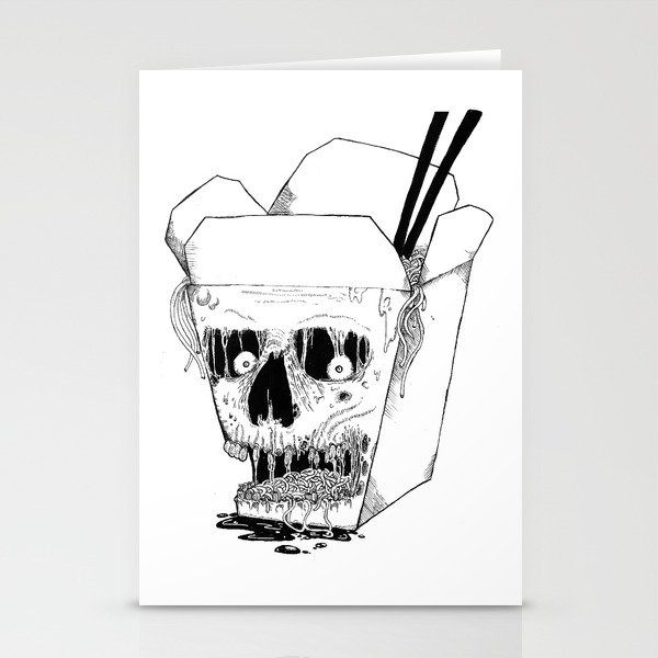 Monster Food: Takeout Stationery Cards