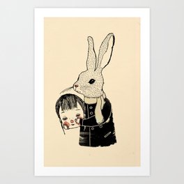The world is frightening and confusing Art Print