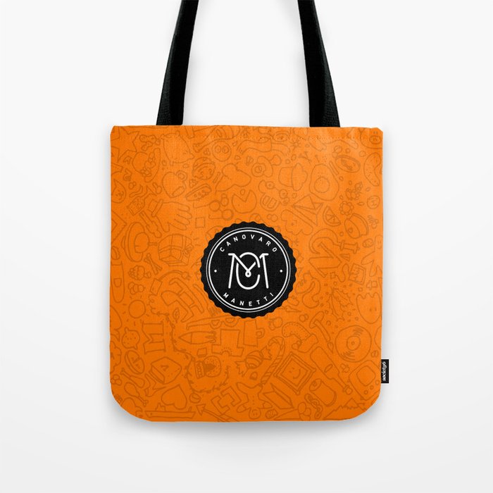 Orange Canovaro Manetti  Tote Bag