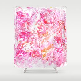 DELIGHT | monotype #2 Shower Curtain