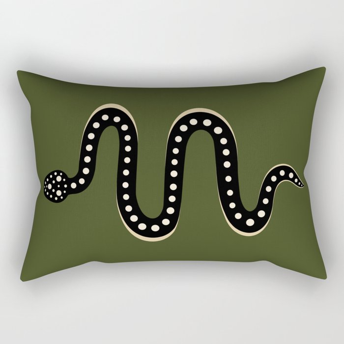 Minimal Snake XXXVI Rectangular Pillow