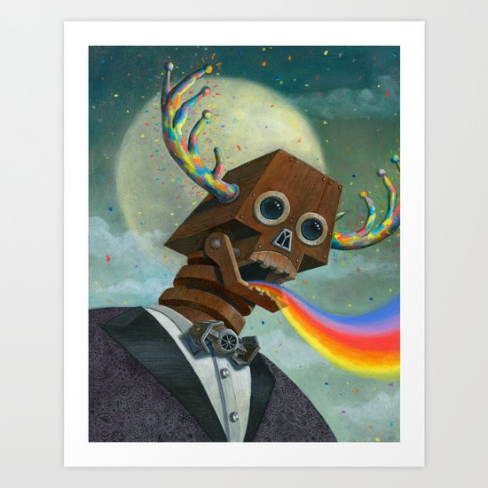 Observation Then Communication Art Print