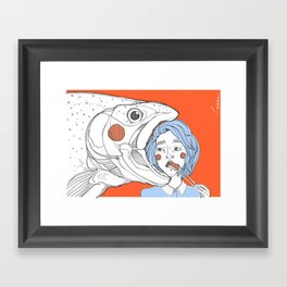 Sushi Attack Framed Art Print