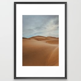 Sand Dunes (Huacachina, Peru) Framed Art Print
