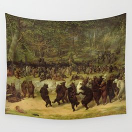The Bear Dance Painting - William Holbrook Beard Wall Tapestry
