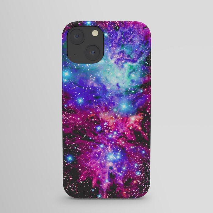 Vibrant Fox Fur Nebula iPhone Case