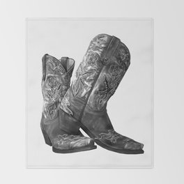Cowboy Boots Throw Blankets For Any Room Or Decor Style Society6