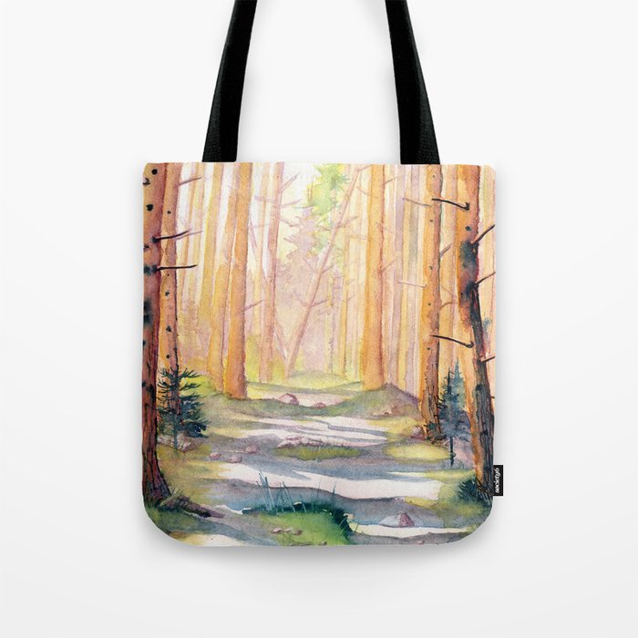 Down The Forest Path Tote Bag