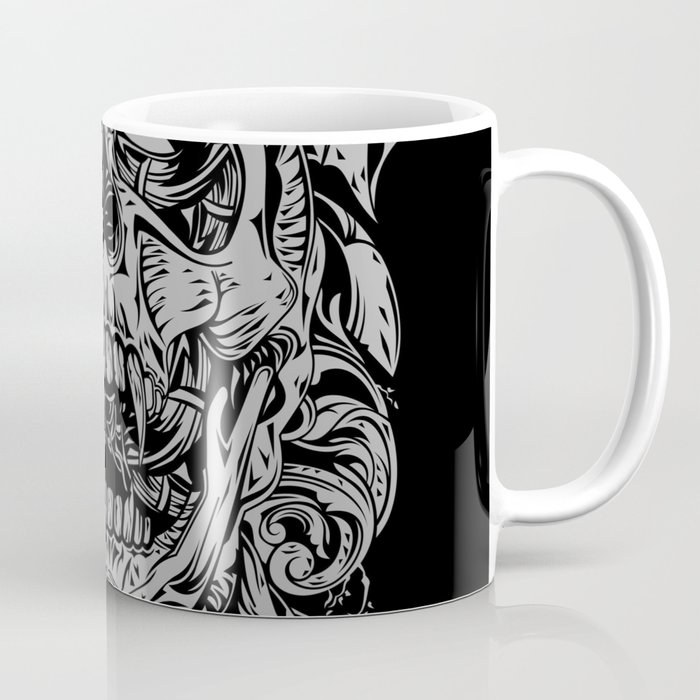 2 FACES SKULL Coffee Mug