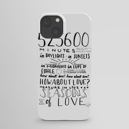 Seasons of Love iPhone Case