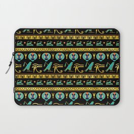 Egyptian  Ornament Symbols Pattern Laptop Sleeve