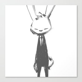 minima - beta bunny pose Canvas Print
