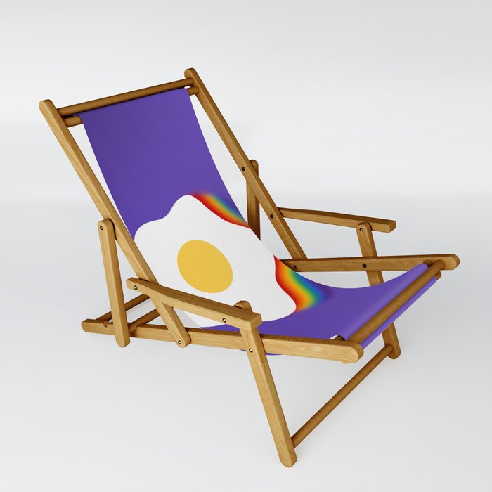 Rainbow fried egg 2 Sling Chair
