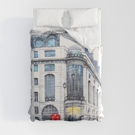 London. Criterion complex, Piccadilly Circus Duvet Cover