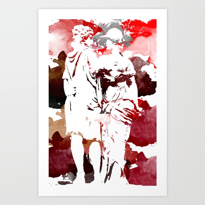Janus And Bellona Art Print By Winterkesley Society6