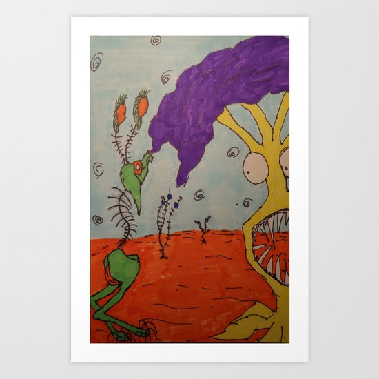 Tim and Missis Tree Art Print