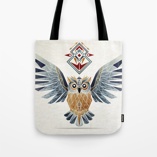 owl winter Tote Bag