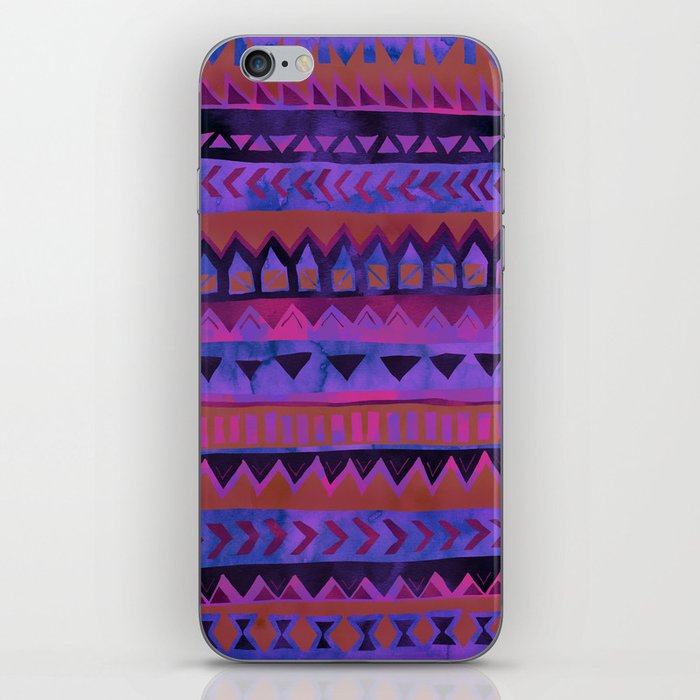 PATTERN {Tribal Stripe- Purple} iPhone Skin