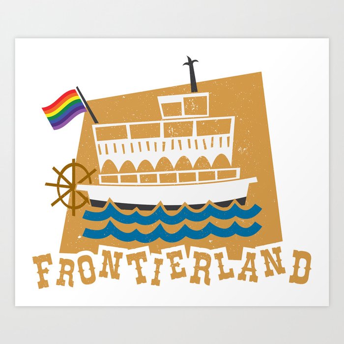 Frontierland Art Print